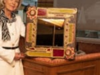 Herta Glanzer mit ihrem Werk Herta Glanzer mit ihrem Werk